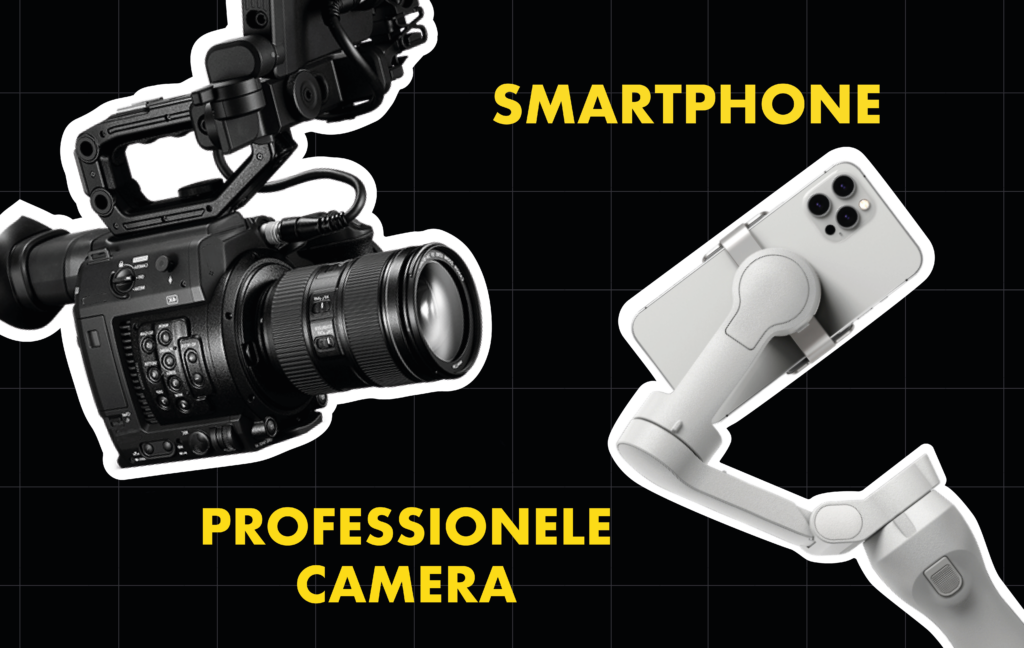 Professionele camera vs smartphone